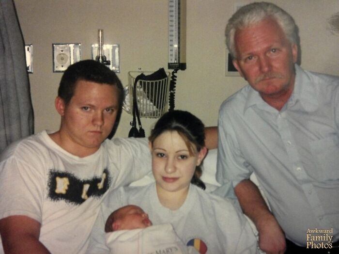 My Wife And I Just Had Our First Baby. My Father Drove 3 Hours To Visit Us In The Hospital. The Excitement Was Palpable