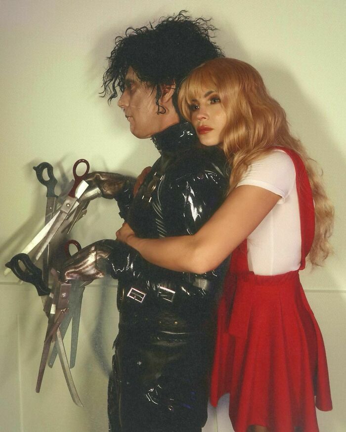 Jenna Dewan And Steve Kazee As Kim And Edward From Edward Scissorhands