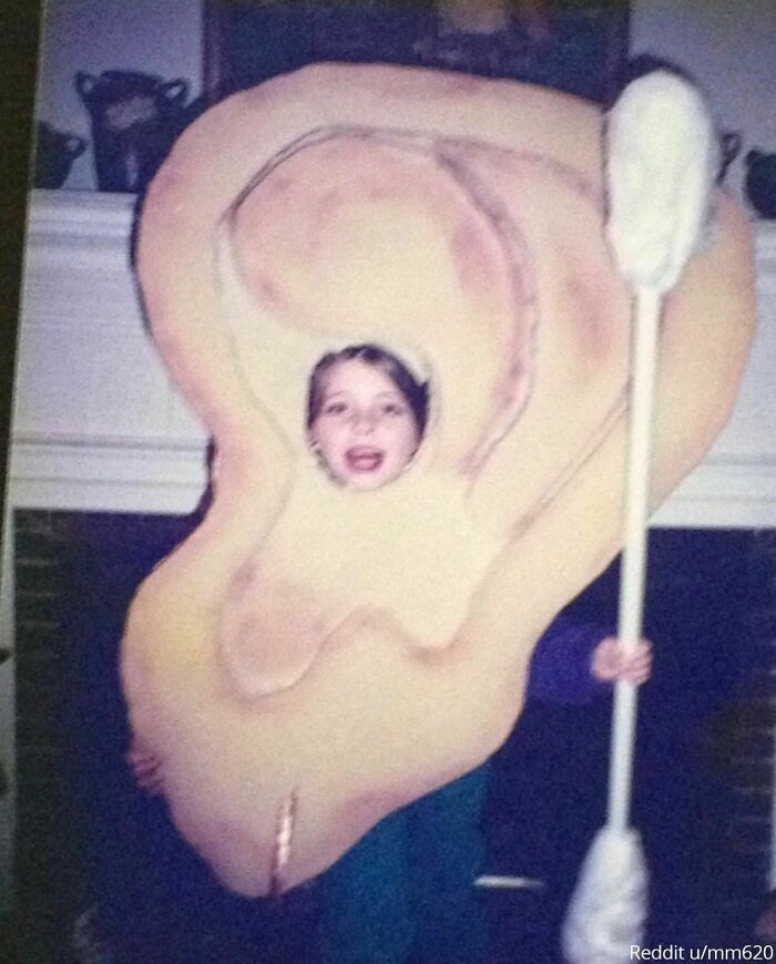 I Told My Dad I Wanted To Be An Ear For Halloween. He Really Came Through