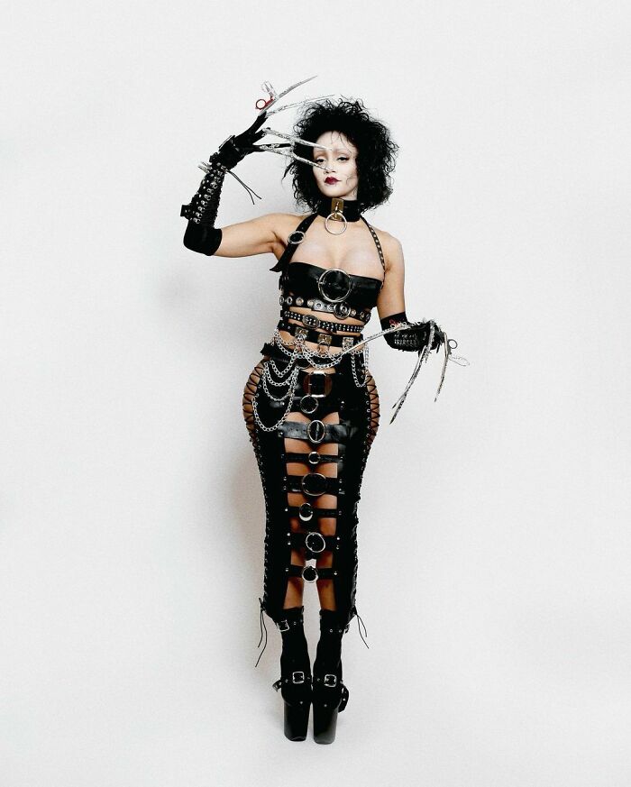 Saweetie As Edwards Scissorhands