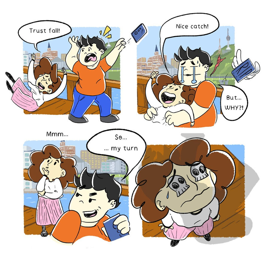 I Create Comics Depicting My Life After Moving To South Korea