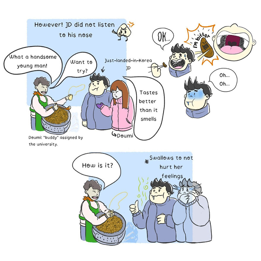 I Create Comics Depicting My Life After Moving To South Korea