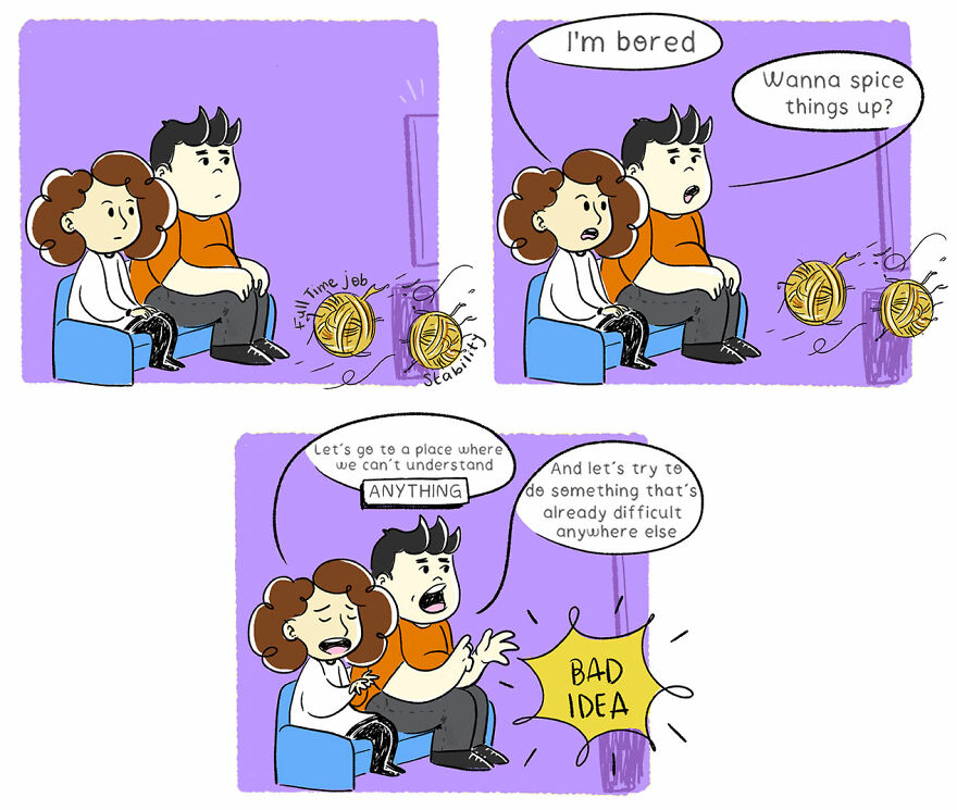 I Create Comics Depicting My Life After Moving To South Korea