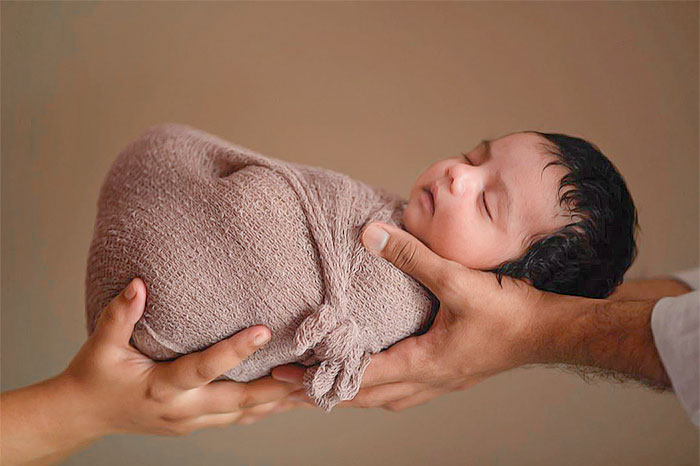I Was Born Bald, And Was Bald For A Long Time. So I’m Sure He Got The Hairy Head Genes From His Dad