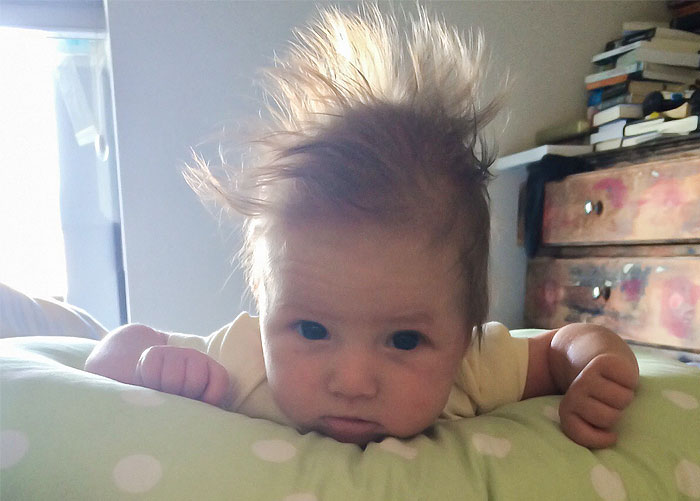 7 Weeks And My Daughter's Hair Still Won't Lie Down