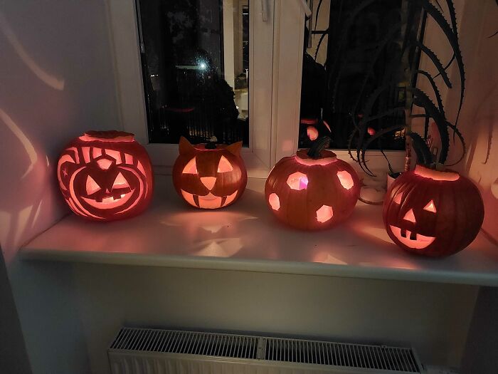 Some Pumpkins We Carved At Work!