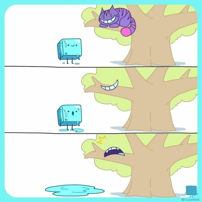 Hilarious Comics That Feature Ice Cube Who Melts In Various Situations (New Pics)