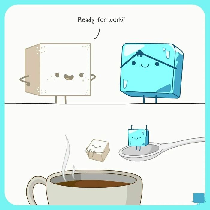 Hilarious Comics That Feature Ice Cube Who Melts In Various Situations (New Pics)