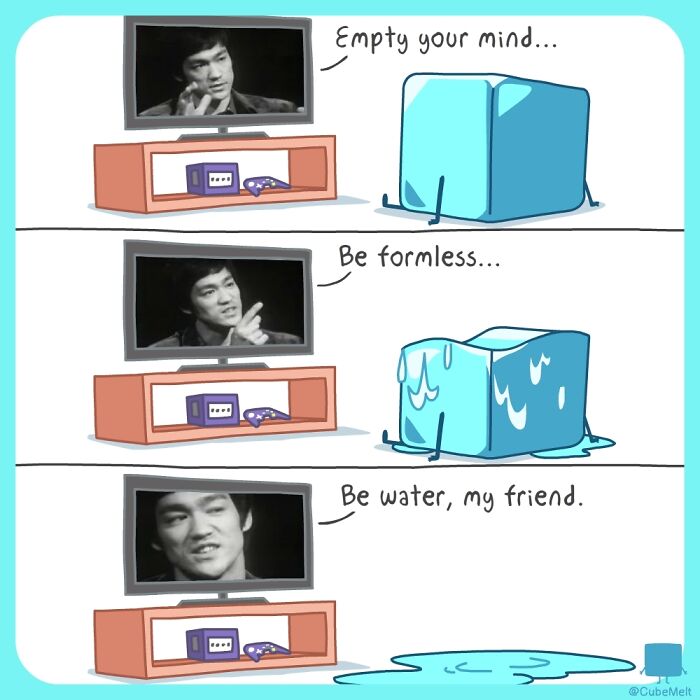 Hilarious Comics That Feature Ice Cube Who Melts In Various Situations (New Pics)