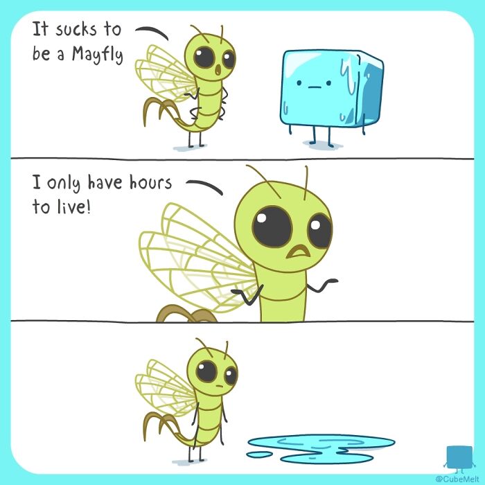 Hilarious Comics That Feature Ice Cube Who Melts In Various Situations (New Pics)