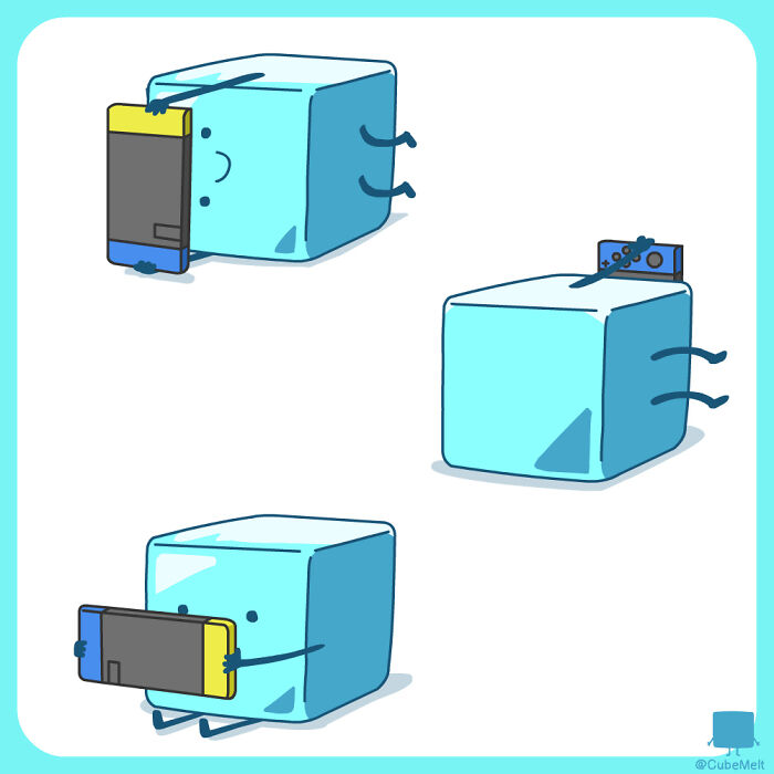 Hilarious Comics That Feature Ice Cube Who Melts In Various Situations (New Pics)