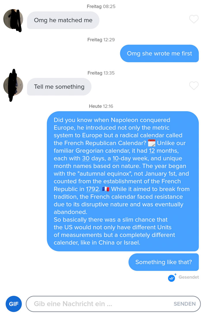 Is This How Flirting Works? Her Bio Said That She Still Has No Idea What A Kilometer Was