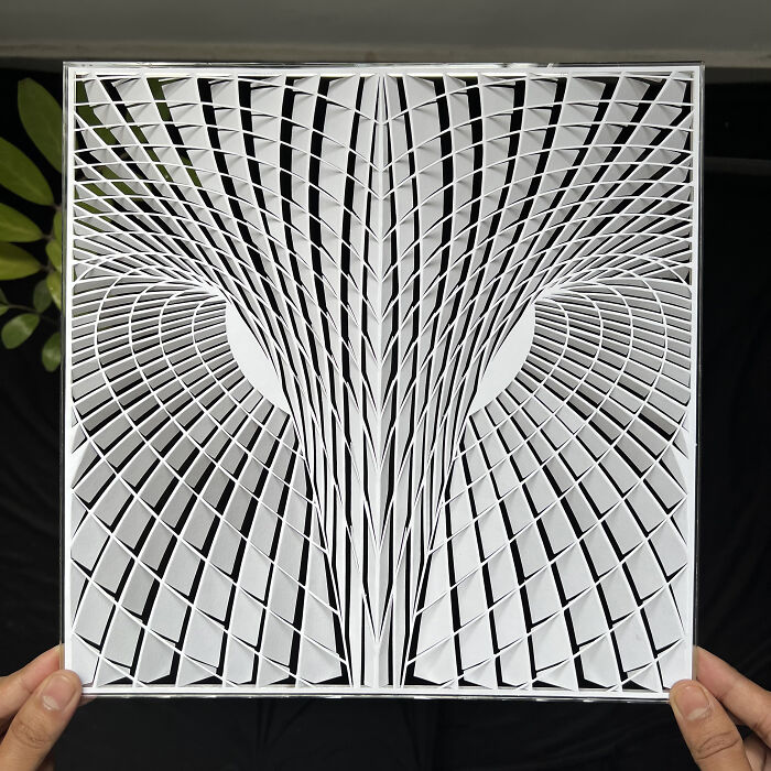 I Cut And Fold Paper To Make Perspective