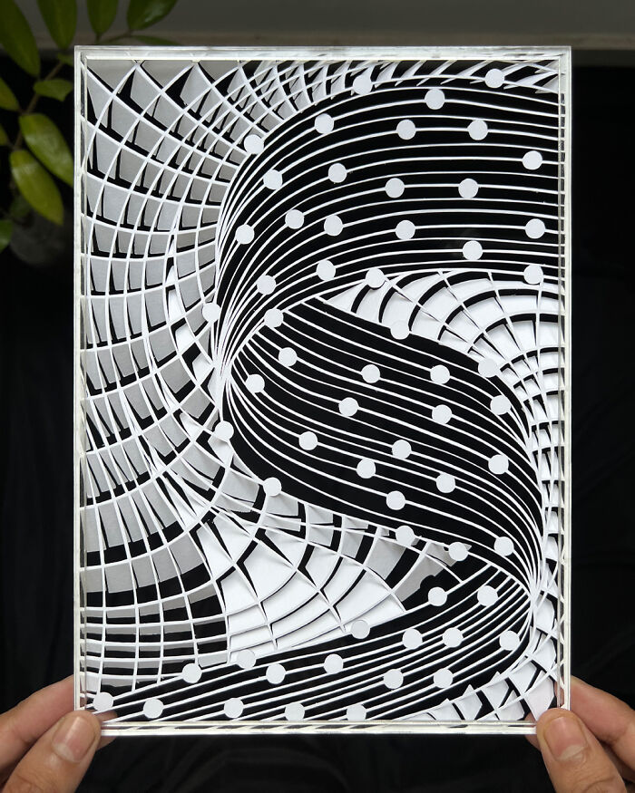 I Cut And Fold Paper To Make Perspective