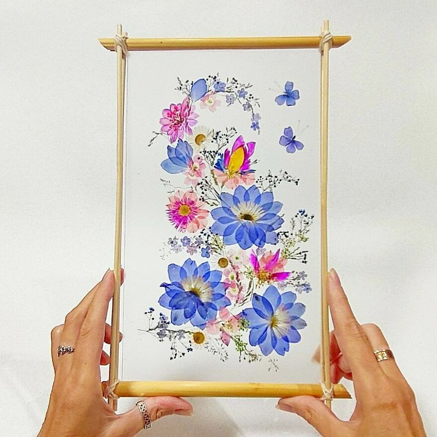 I Make Pressed Flower Frames