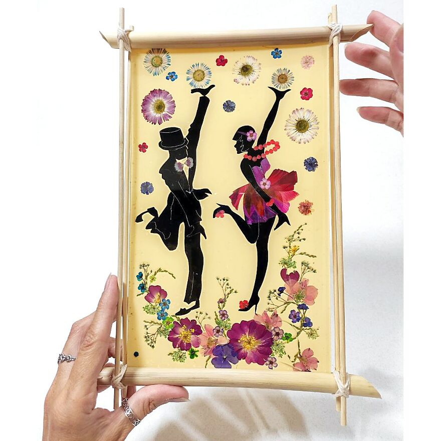 I Make Pressed Flower Frames