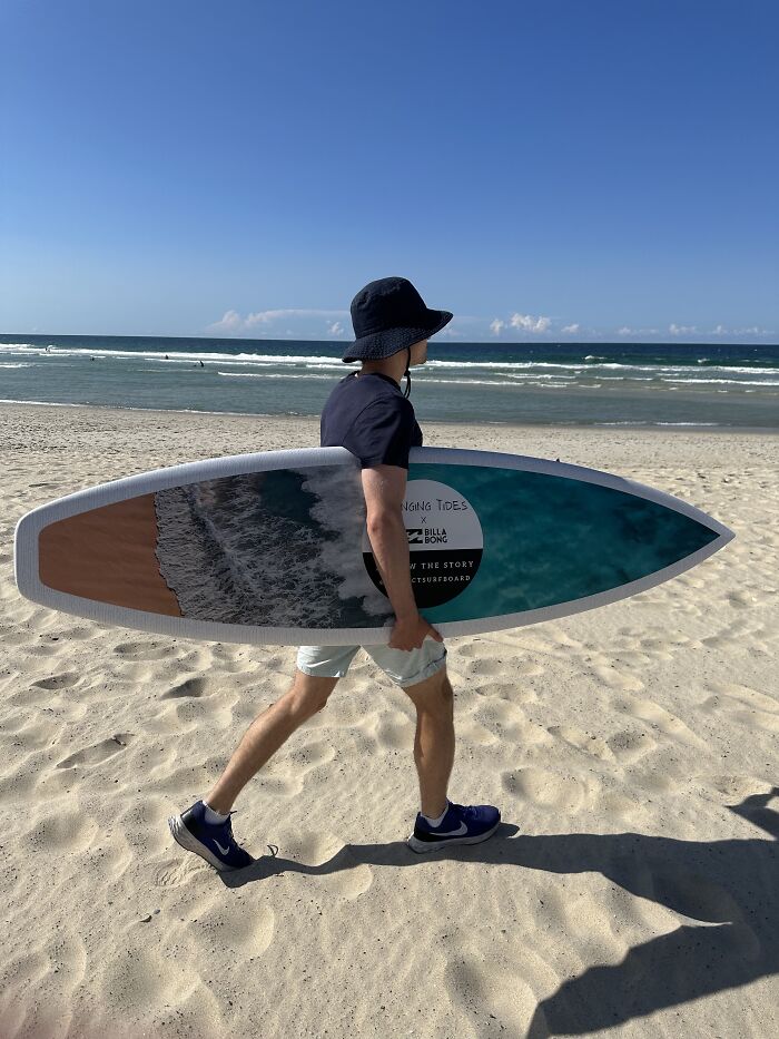 I Travelled 10,000 Miles To Deliver A Custom Surfboard To The Billabong Headquarters I Travelled 10,000 Miles To Deliver A Custom Surfboard To The Billabong Headquarters