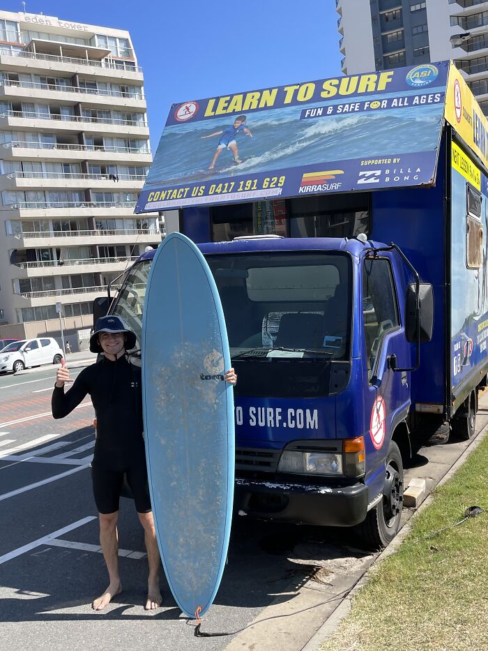 I Travelled 10,000 Miles To Deliver A Custom Surfboard To The Billabong Headquarters I Travelled 10,000 Miles To Deliver A Custom Surfboard To The Billabong Headquarters