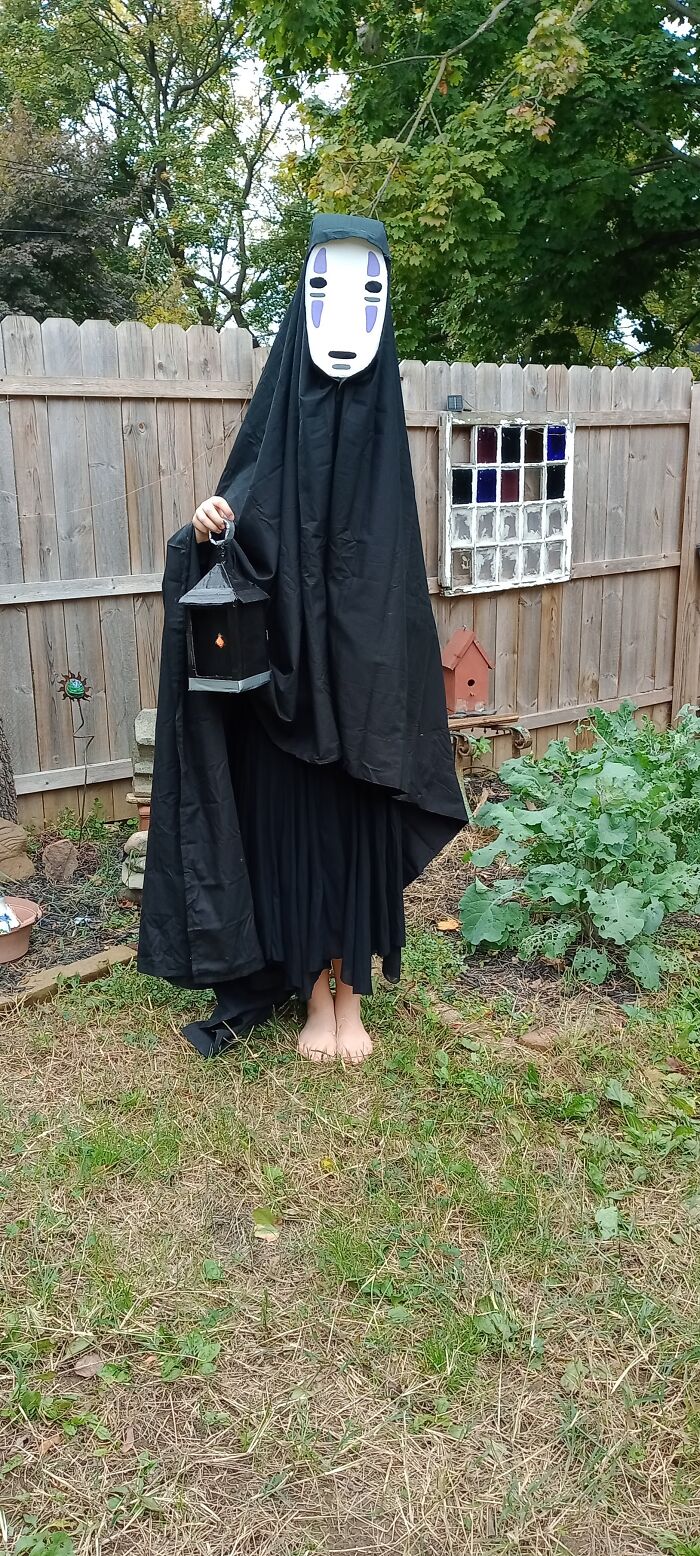 This Was Two Years Ago, But My Homemade Noface Is Still Maybe My Best Costume Yet