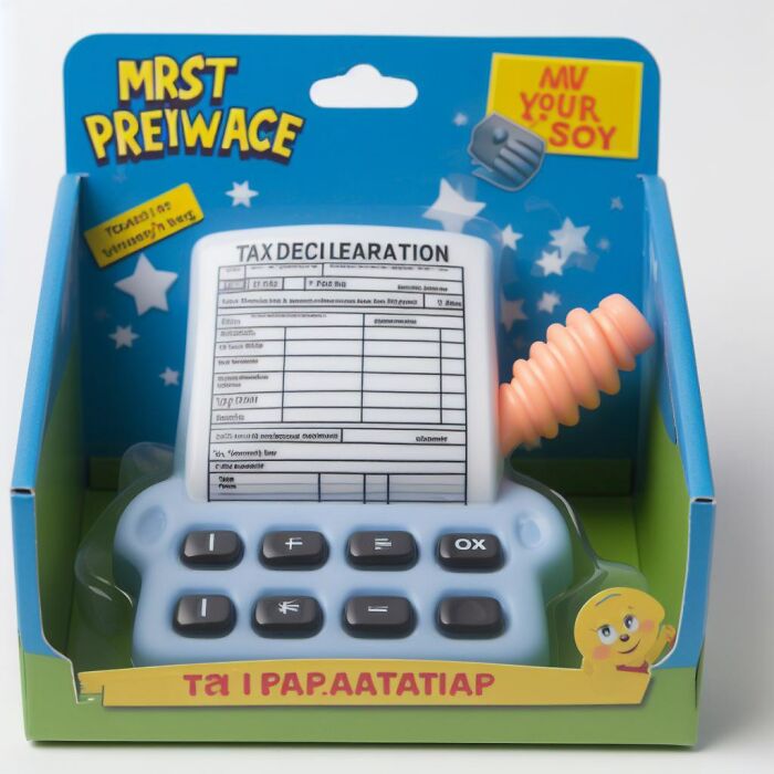 With A "Pinch" Of Dark Humor, The Neural Network Generated Children's Toys That Can Prepare A Child For Adult Life (15 Pics)