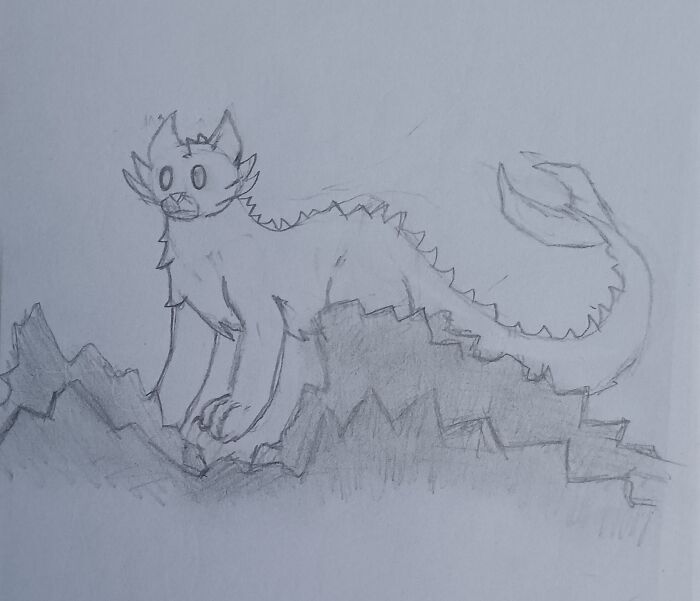 Not The Best Sketch I've Done, But I Am Trying To Improve At My Artistic Skills. This One Is Kinda Of Lazily Drawn Lol. Anyways, I Would See My Oc In My Strangest Of Dreams