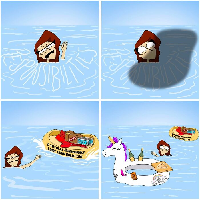 Kim Winder Depicts Humorous And Often Irreverent Takes On Everyday Situations