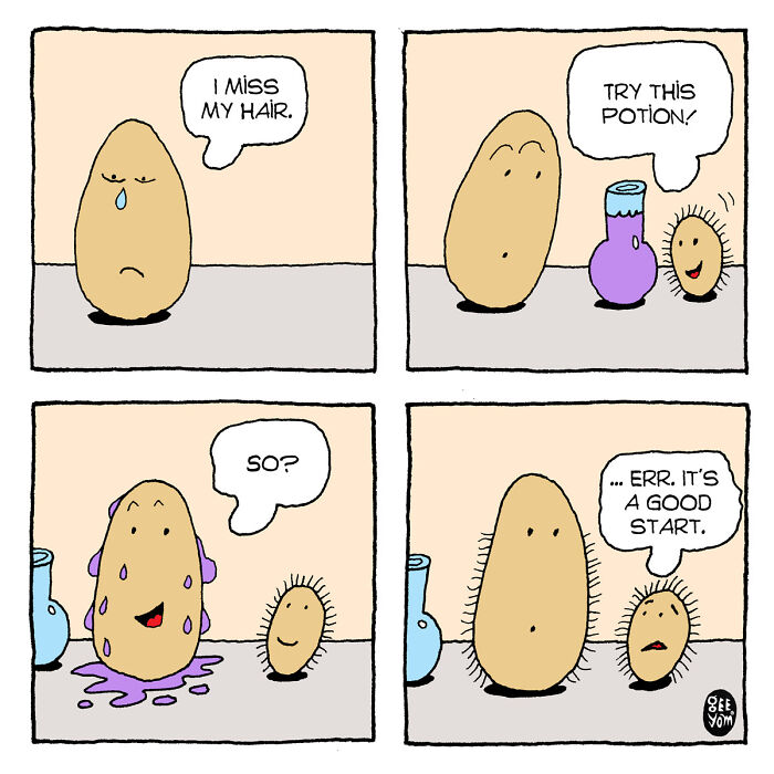 Inspired By Quirky Life Events, I Created The &ldquo;2 Hairy Potatoes&rdquo; Comic Series