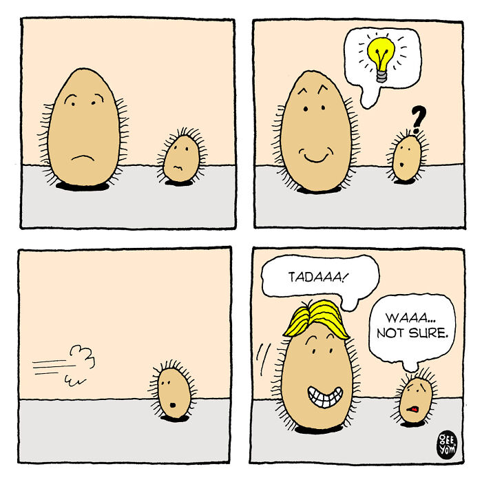 Inspired By Quirky Life Events, I Created The &ldquo;2 Hairy Potatoes&rdquo; Comic Series