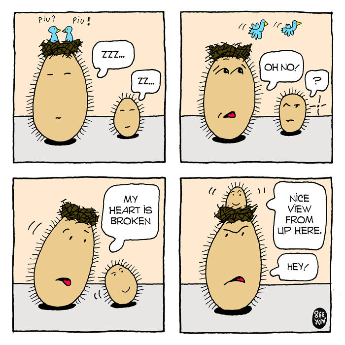 Inspired By Quirky Life Events, I Created The &ldquo;2 Hairy Potatoes&rdquo; Comic Series