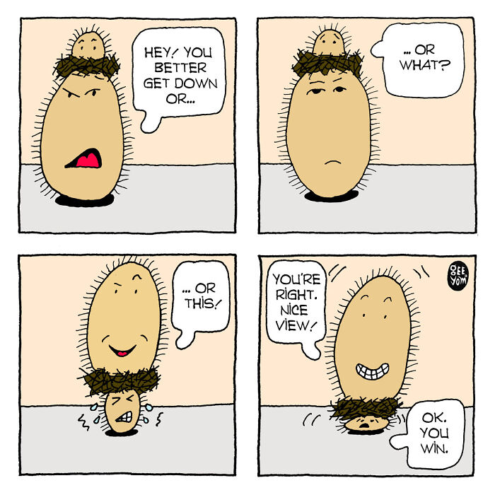Inspired By Quirky Life Events, I Created The &ldquo;2 Hairy Potatoes&rdquo; Comic Series