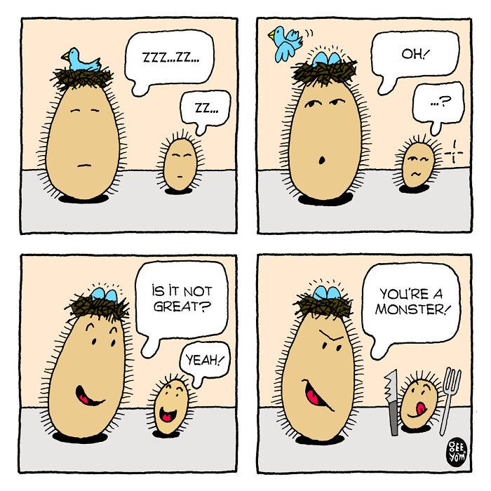 Inspired By Quirky Life Events, I Created The &ldquo;2 Hairy Potatoes&rdquo; Comic Series
