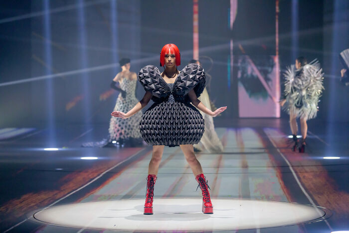 Second Prize Award In The Avant-Garde Section: "Sen No Hida (1000 Folds)"