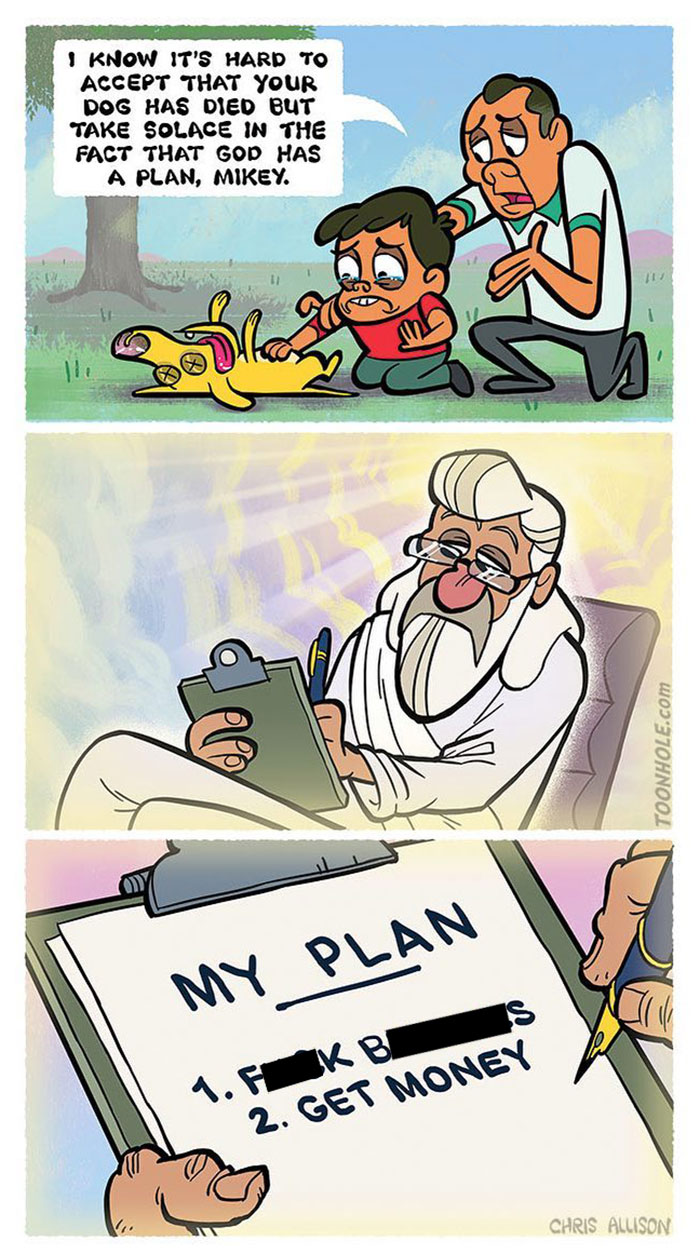 New Comics By Toon Hole Who Is Best Known For Its Twists And Dark Puns