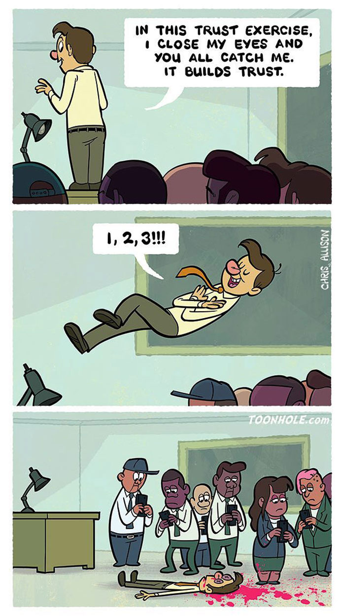 New Comics By Toon Hole Who Is Best Known For Its Twists And Dark Puns