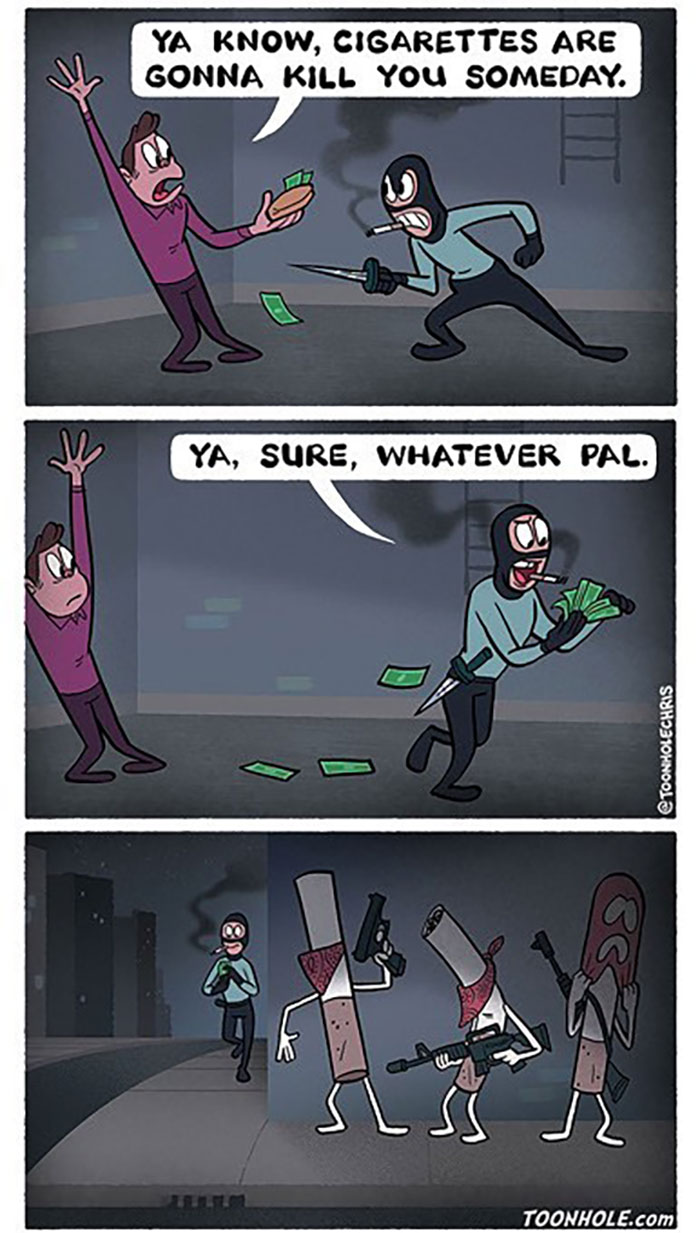 New Comics By Toon Hole Who Is Best Known For Its Twists And Dark Puns