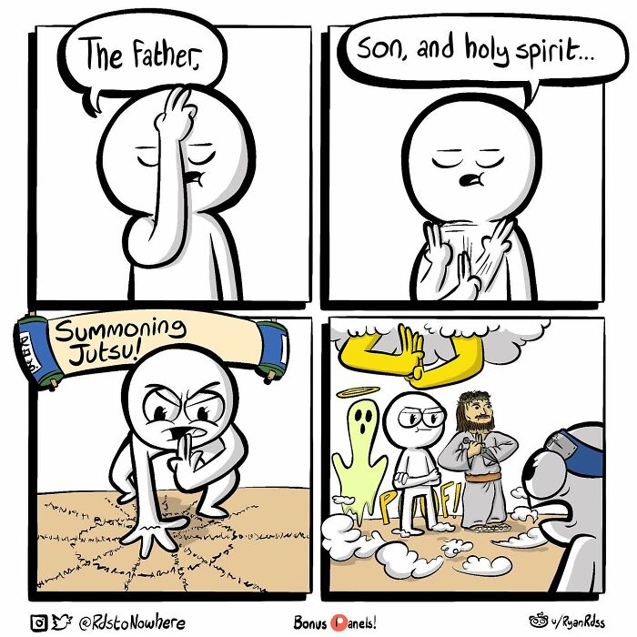 The Father and Son and Holy Spirit