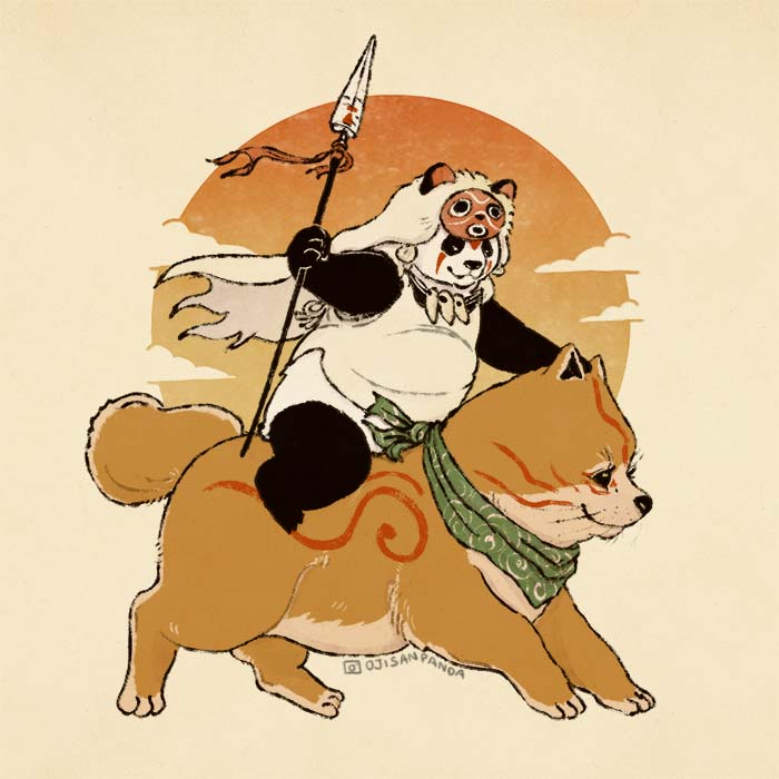 Panda Mononoke
