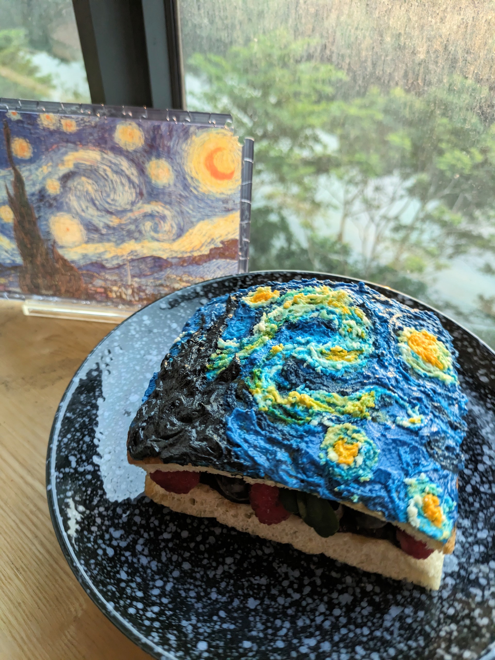 Presenting ‘The Starry Night’ Schiacciata Bread