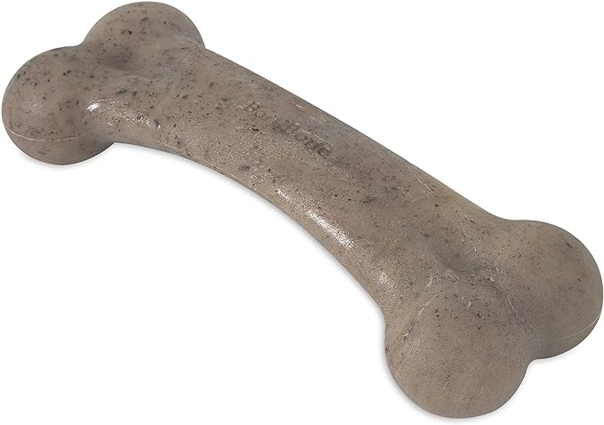 Durable bone-shaped dog toy for tough chewers, vet-approved. Durable bone-shaped dog toy for tough chewers, vet-approved.