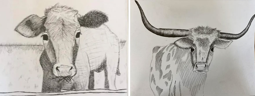 4 Years Apart - Rarely Create Art Anymore But Still Feel Pretty Solid About This Progression