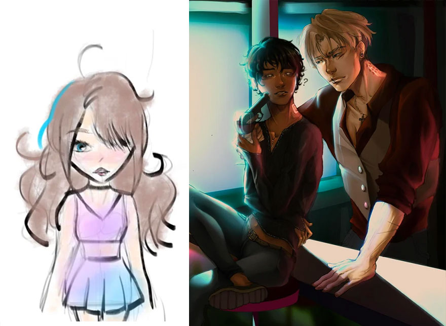 3 Years Of Improvement In Digital Art