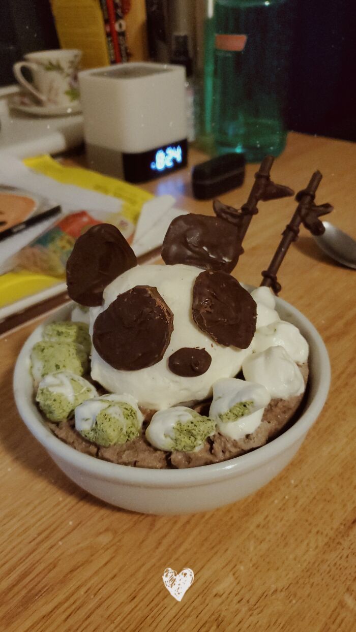 Panda Shaved Ice Parfait