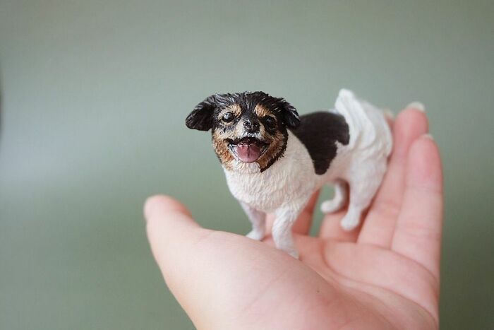 My Collection Of Dog And Cat Sculptures That I Made From Polymer Clay (30 Pics)