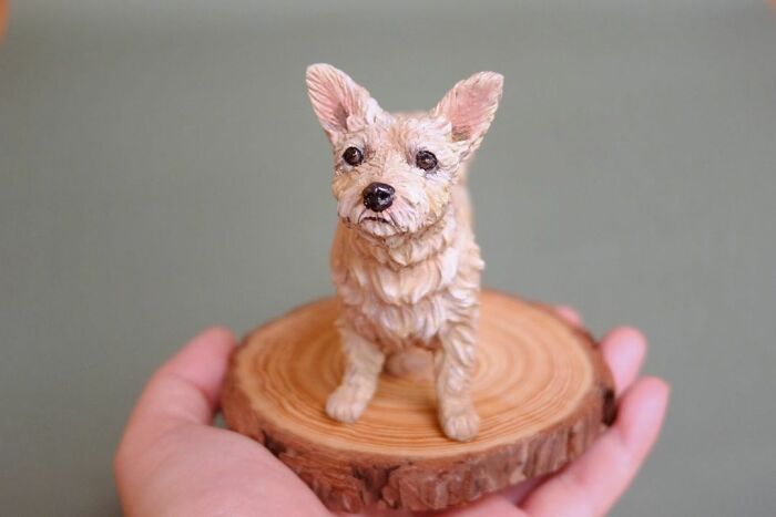 My Collection Of Dog And Cat Sculptures That I Made From Polymer Clay (30 Pics)