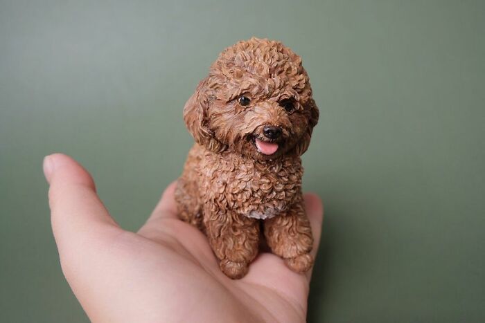 My Collection Of Dog And Cat Sculptures That I Made From Polymer Clay (30 Pics)