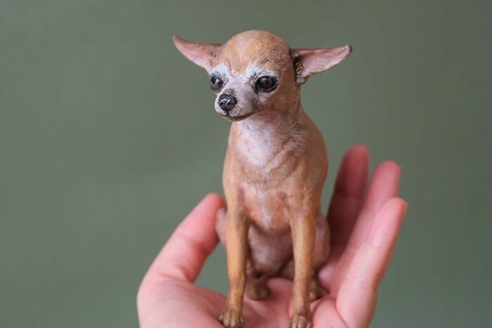 My Collection Of Dog And Cat Sculptures That I Made From Polymer Clay (30 Pics)