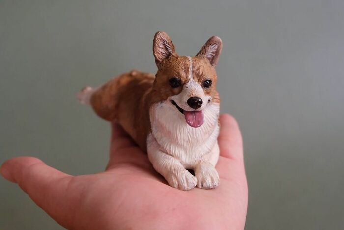 My Collection Of Dog And Cat Sculptures That I Made From Polymer Clay (30 Pics)