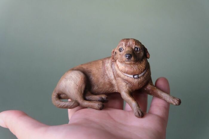 My Collection Of Dog And Cat Sculptures That I Made From Polymer Clay (30 Pics)