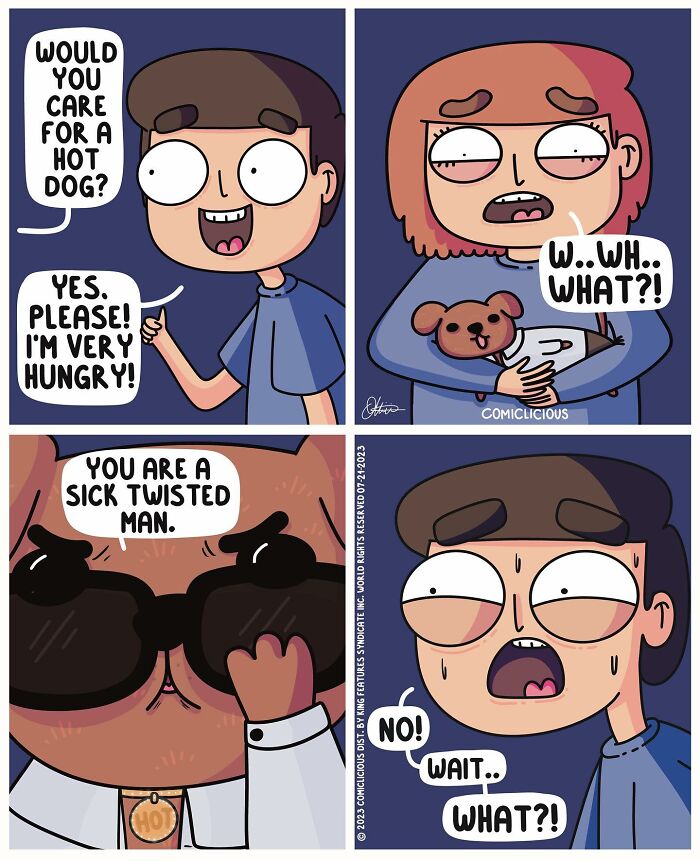 A Comic About Hot Dog