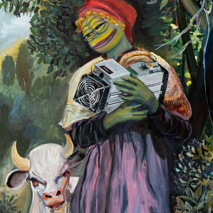 This Russian Artist Transforms Pepe The Frog Into Works Of Art